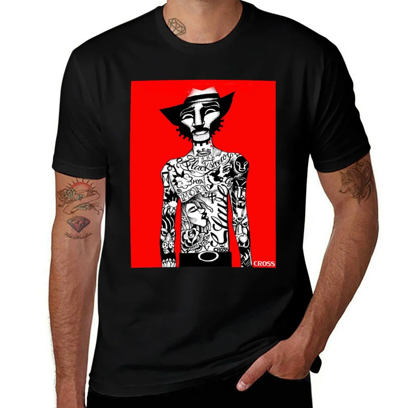 A vampire named Merce T-Shirt Work Wear Simple Tee Shirt T-Shirt
