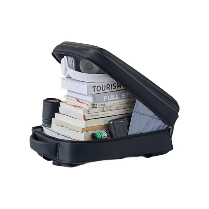 Hard Shell Laptop Rucksack 14 Inch Water-Resistant USB Port Professional Travel Bag for Women Men, Spacious Commuting Rucksack