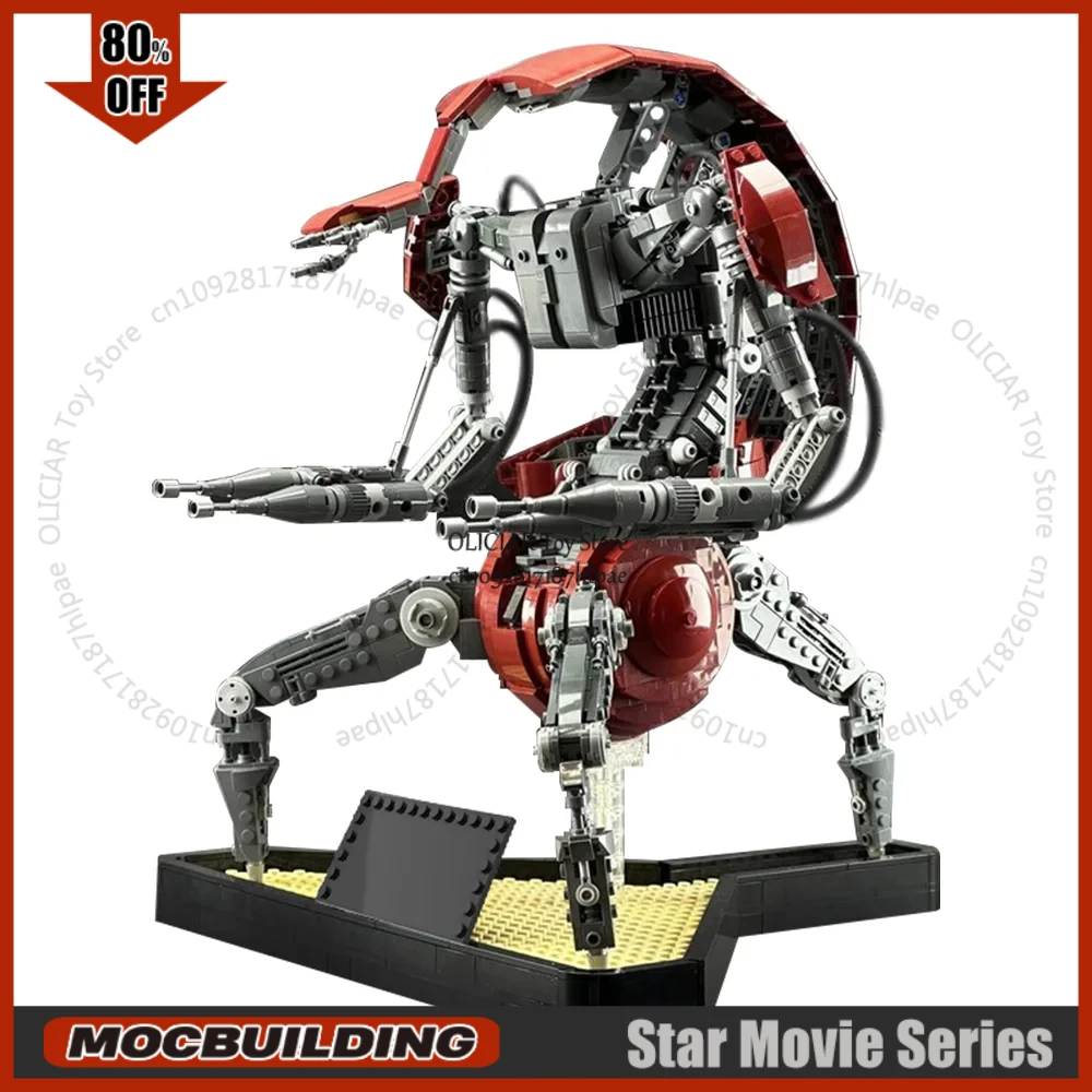 Space Movie Galactic Destroyer Moc Machine Building Blocks-Combat Robot Model Kit Sci-Fi Defense Technology Bricks Toy Xmas Gift