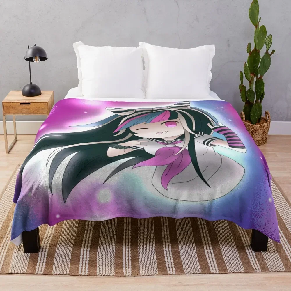 Ibuki Mioda Throw Blanket Multi-Purpose christmas gifts Soft Big Vintage Blankets