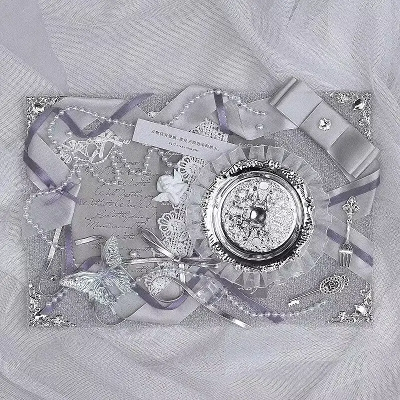 luxury Flower Fill Badge Backpack badge Organizer Board goods display Card Holder Lace Backplate Anime Cosplay Ita Bag Board