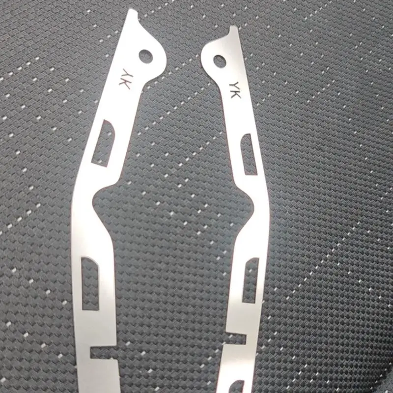 【CR】2Pcs Front Bumper Repair Metal Plate Buckle Quick Install Perfect Match for 3rd Gen GK5 2014-2020 Car Repair Accessories