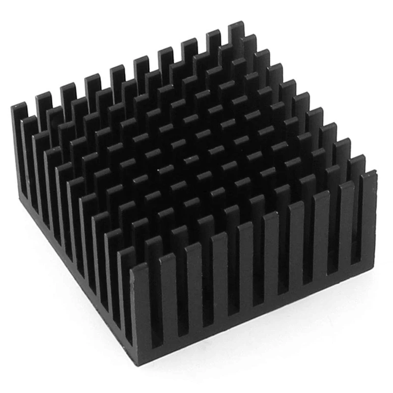 열 전도성 양면 알루미늄 방열판 라디에이터 냉각 쿨러, 전자 칩 LED용, 40x40x20mm, 10 개, 신제품