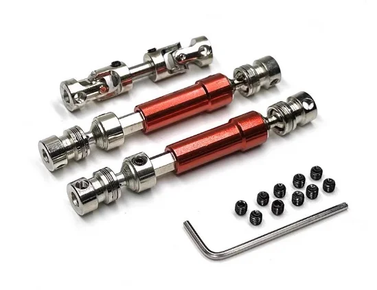 WPL MN JJRC RC Car Accessories, Compatible With MN78 MN82 MN82S MN128 MN99S D90 91 96 WPLC14 C24 Drive Shaft Trailer Hook Gear