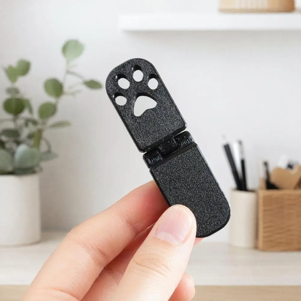 3d Printed Seal Unique Cat Paw Stamp 3d Printed Cat Paw Hinge Seal Scrapbook Cutter Tool Foldable Craft Accessory with for Diy