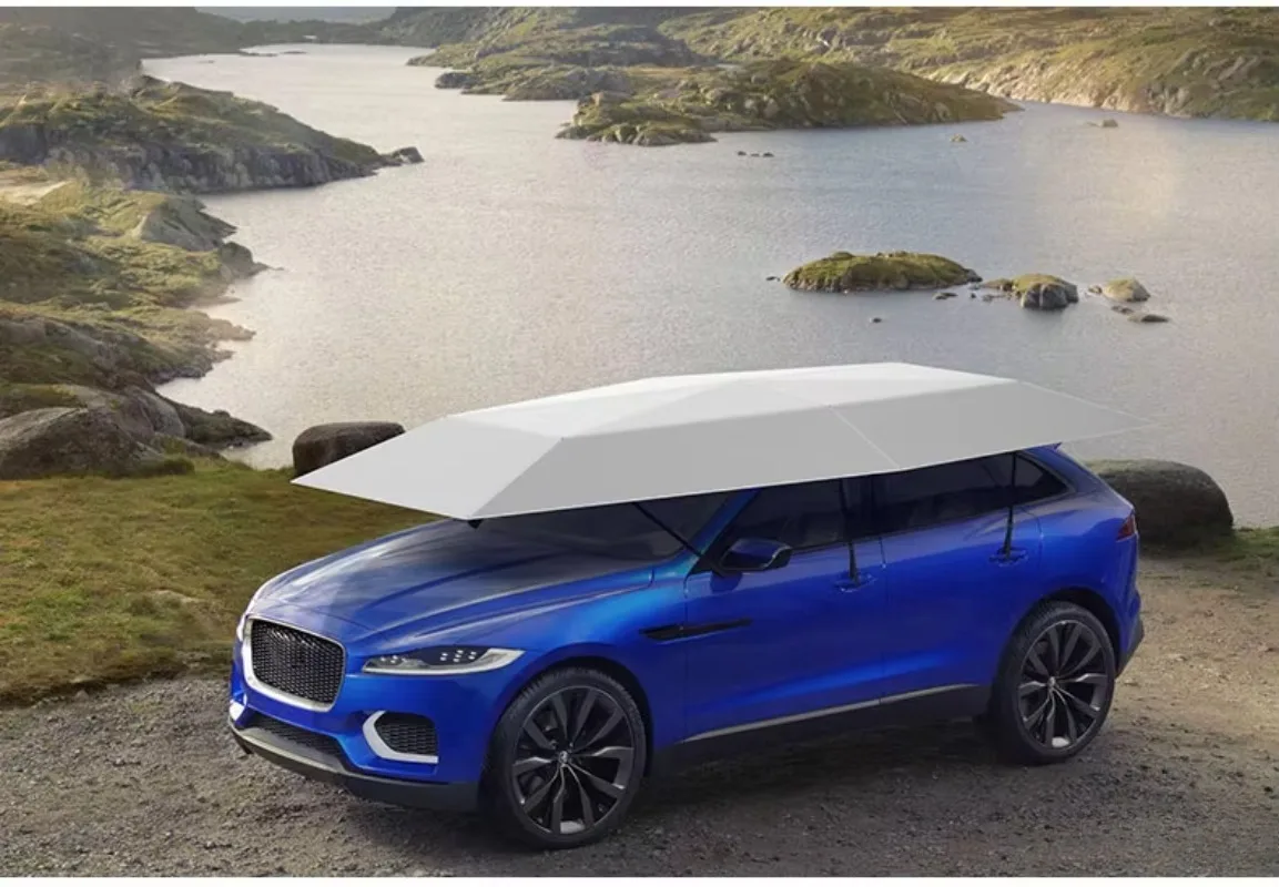 2019 New 4.8m Hail protection Folding Car Cover Automatic Umbrella