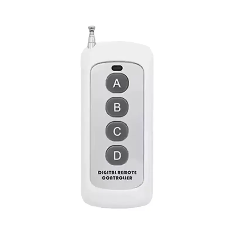 New-3X 433Mhz Wireless Remote Control Learning Code EV1527 Module With Antenna ABCD 4 Button Control 1000M Long Range Opener