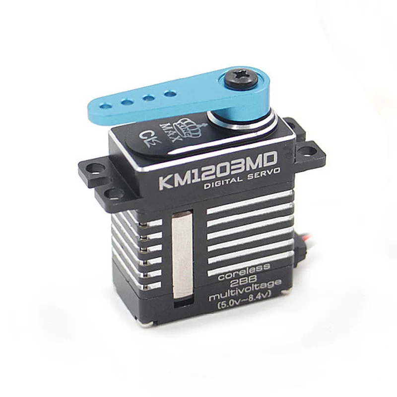 1pc KINGMAX KM1203MD 10kg Metal Case Metal Gear Mini Digital Servo For RC 450 class helicopter wash plate