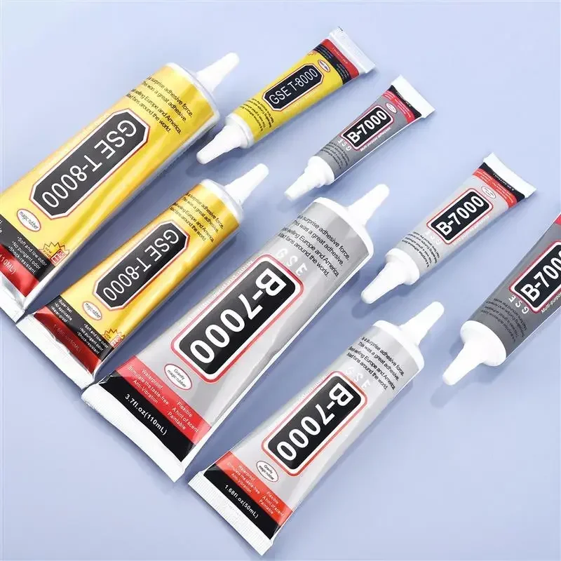 15/25/50/110ml B-7000 T-8000 Glue Adhesives Epoxy Resin Repair Cell Phone Touch Screen Liquid Glue Jewelry Crafts Adhesive Glue
