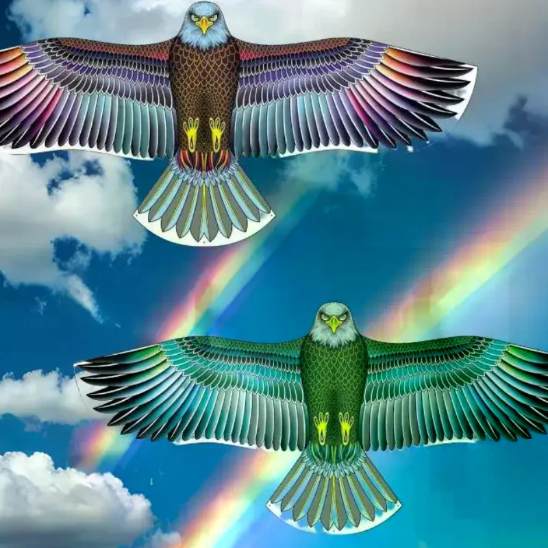 Bird Scaring Device, Yard Garden Hawk Kite, Colorful Eagle Repellent, Flight Simulation