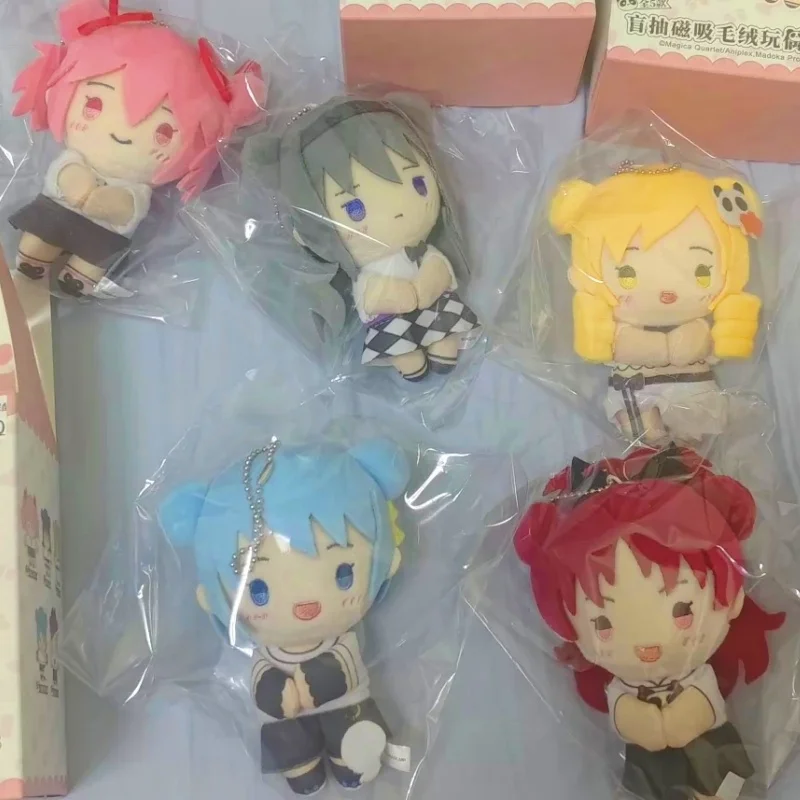 

Магнитный плюшевый брелок-подвеска Aniplex Puella Magi Madoka Magica Panda Cafe Series (слепая коробка) для фанатов аниме, украшение для сумки