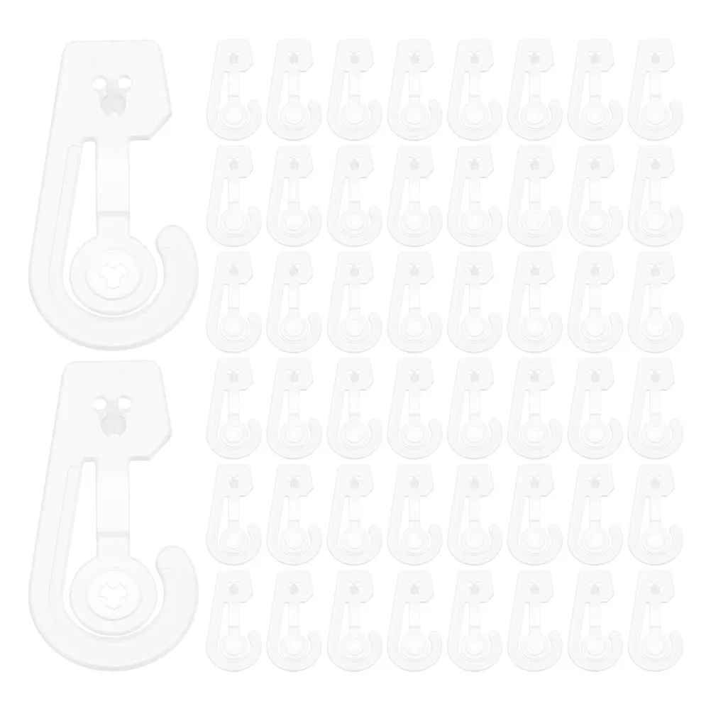 

300Pcs Plastic Hooks for Document Bags Display Versatile Heavy Duty Organizer Hanger Clips for Document Holders Office Home Use