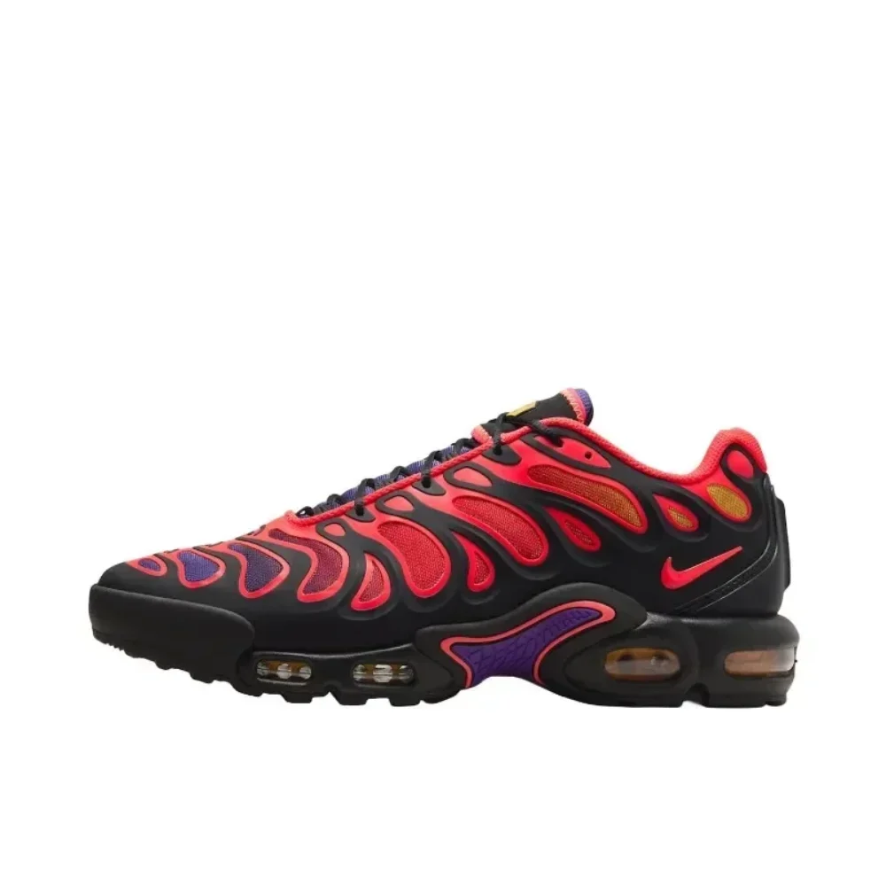 Nike Air Max Plus TN Red Black Air Cushion Comfortable Versatile Men Running Shoes Outdoor Walking Sneakers FD4290-003