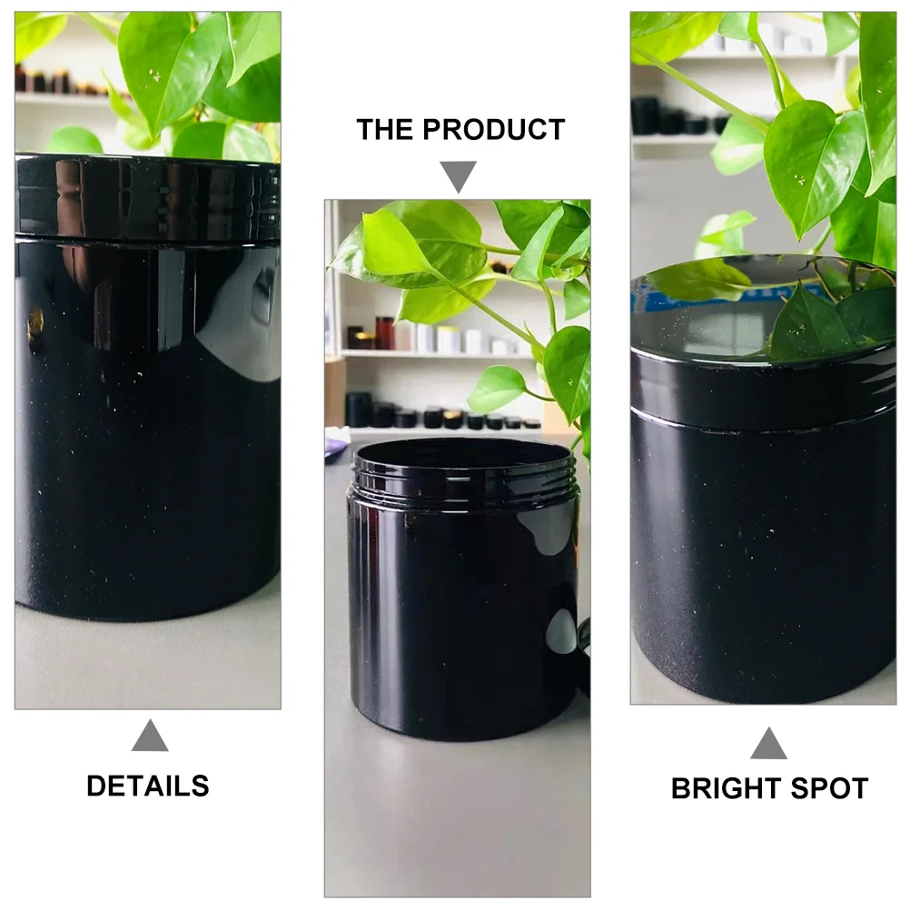 10Pcs Pet Packaging Bottles 500ml Leak Proof Containers Storage Jars for Cream Lotion Makeup Cream Jar
