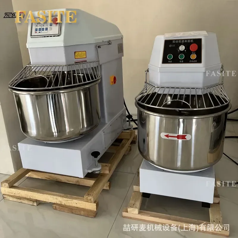 For Commercial Automatic Vertical Dough Mixer 10kg 20kg 25kg Double Action Double Speed Kneading Machine Heavy Duty Stainless