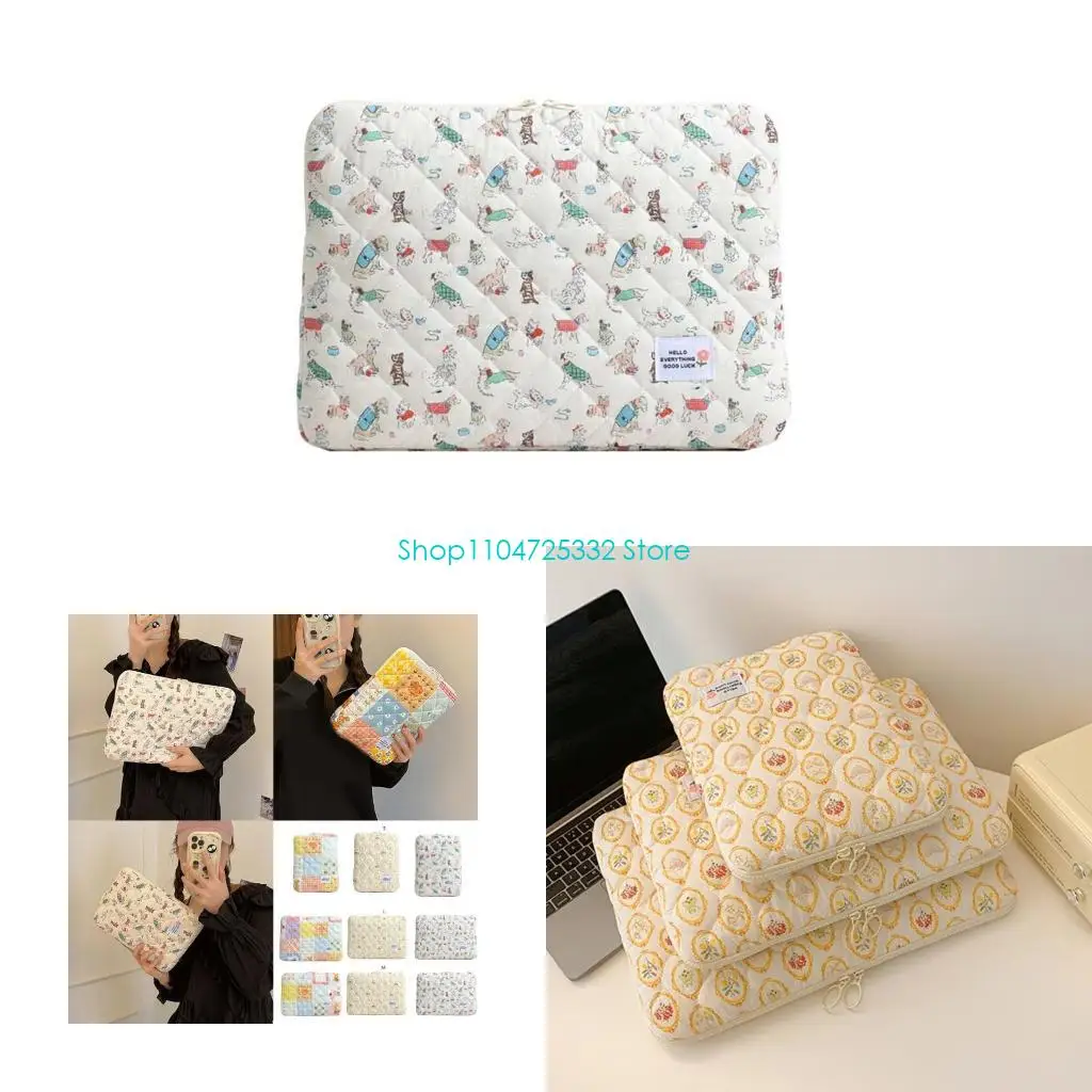 

P5EA Cartoon Pattern Pattern Sack Sack Sack для 11/13/15 -дюймового стега
