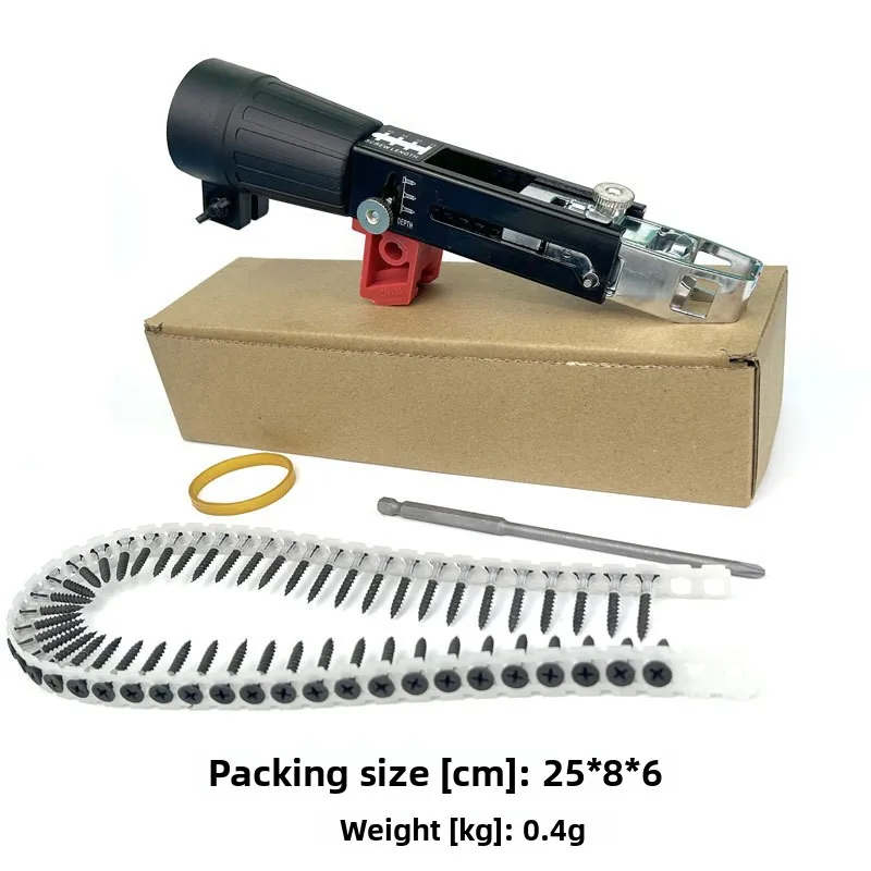 Automatic Screw Feeder Drill Adapter Electric Drill to Screw Gun Converter For Drywall Woodworking Screw Driving Tool
