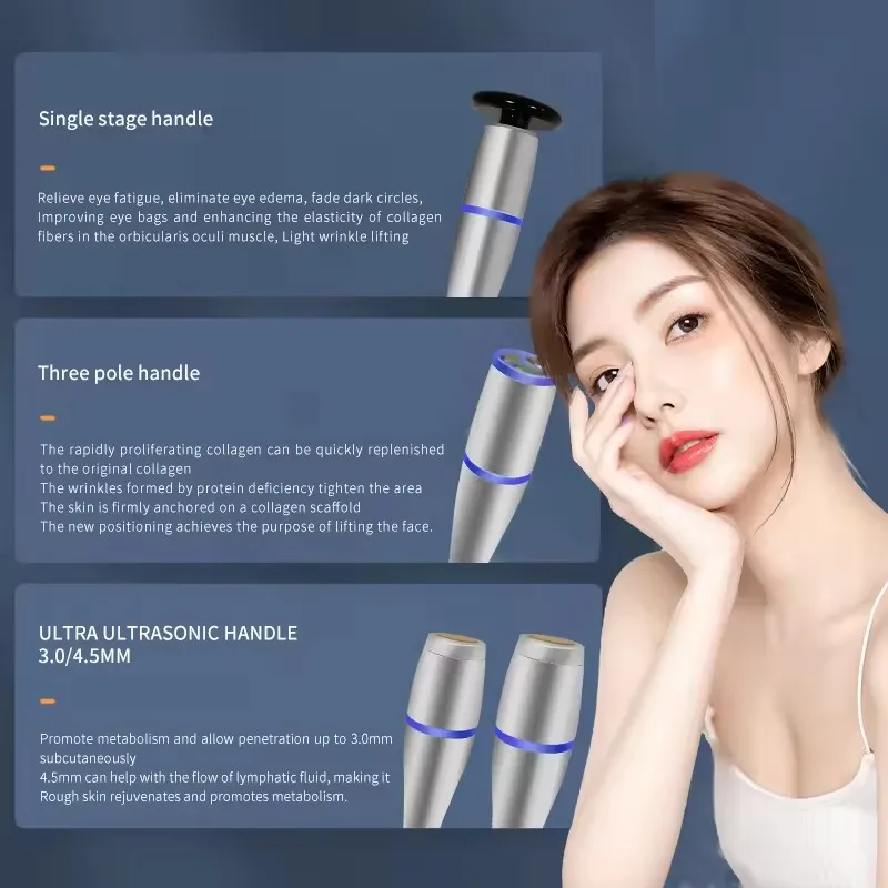 Portable 448K Layered Anti-Aging V Face Instrument Deep Repair Face Lifting Firming Anti-Wrinkle Light Lines Massager for Salon