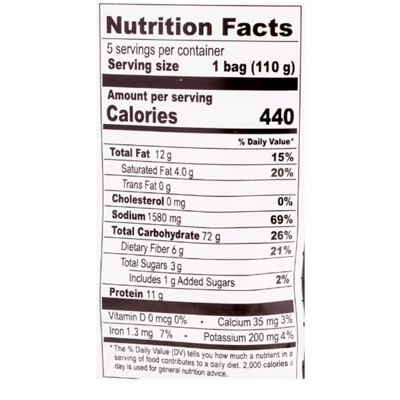 Wugudaochang Trockennudeln 19,42 Unzen (550 g) * 1 Packung. Nicht frittierte Instantnudeln gemischt mit Instantnudeln