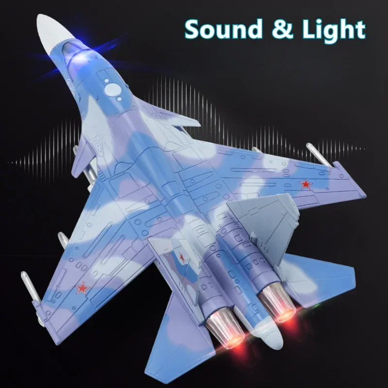 1:88 SU-34 Vechter Simulatie Legering Geluid en Licht Echo Bommenwerper Speelgoed Model Kindercadeau