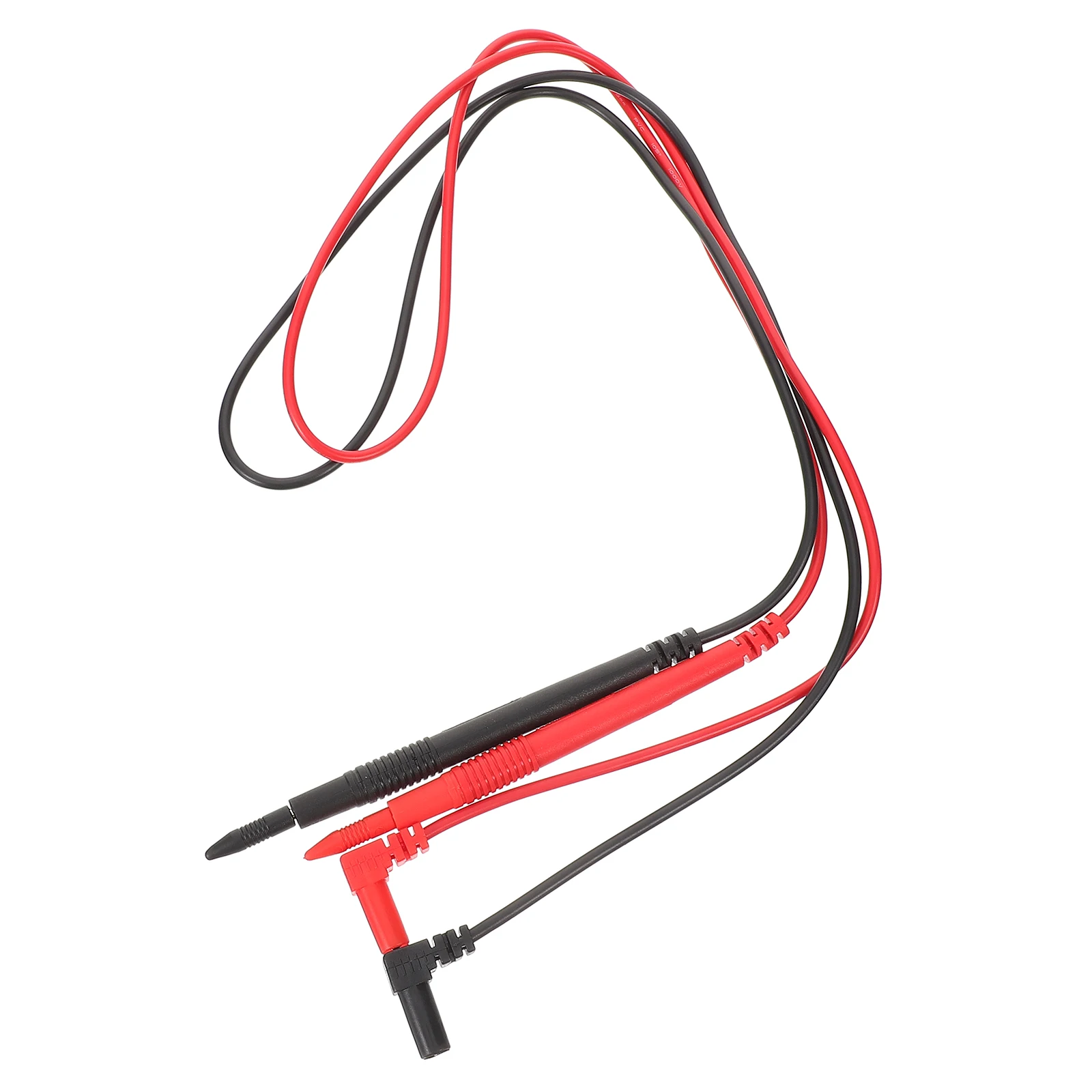 

2pcs Multimeter Test Leads Copper Probes 1000V 10A Digital Voltage Current Tester Silicone Coated Durable Tools