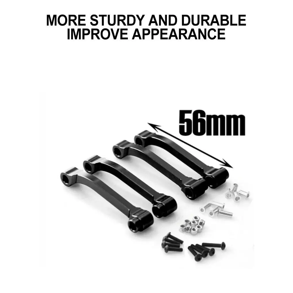 Kompletny serwo stabilizator układu kierowniczego ze stopu aluminium 1/10 1/14 do CC01 56301 56304 56309 56314 TT01 TT02 Część do samochodu RC Tytan