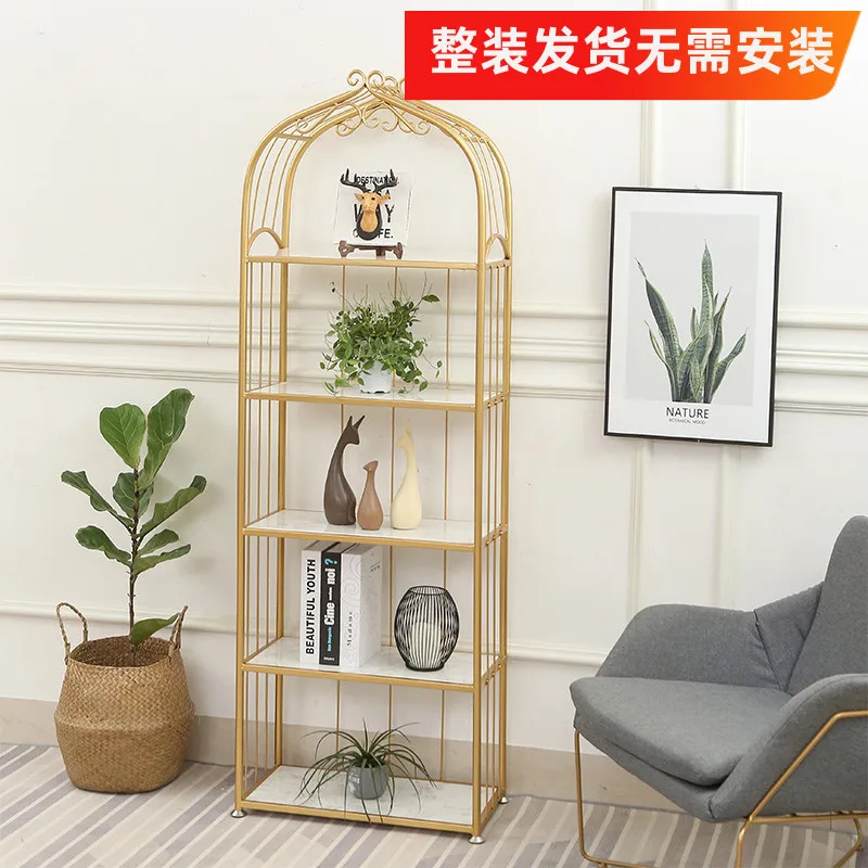 Shelf book multi-layer storage display rack floor-to-ceiling display rack simple