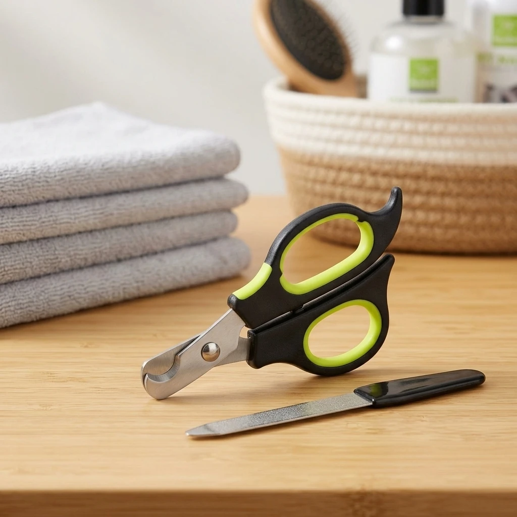 Professional Grooming Pet Nail Clippers Sharp Stainless Steel Trimmer for Cats Small Large Dogs with File Kit