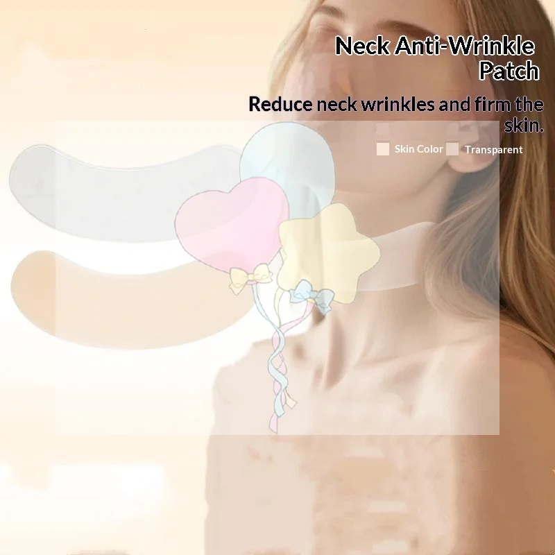 Silicone Transparent Anti Wrinkle Patches For Neck Lift Tapes Pads Forhead Eye Checklift Reusable Use At Work Or Sleeping