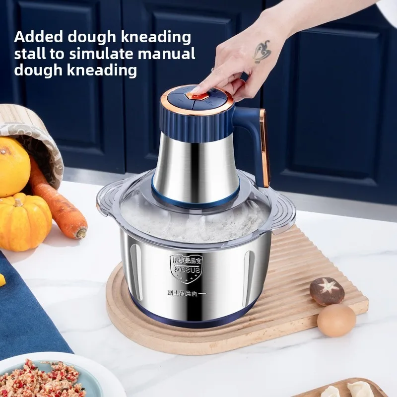 New model multi-functional kitchen appliance - both home and business use small-sized stainless steel electric meat grinder