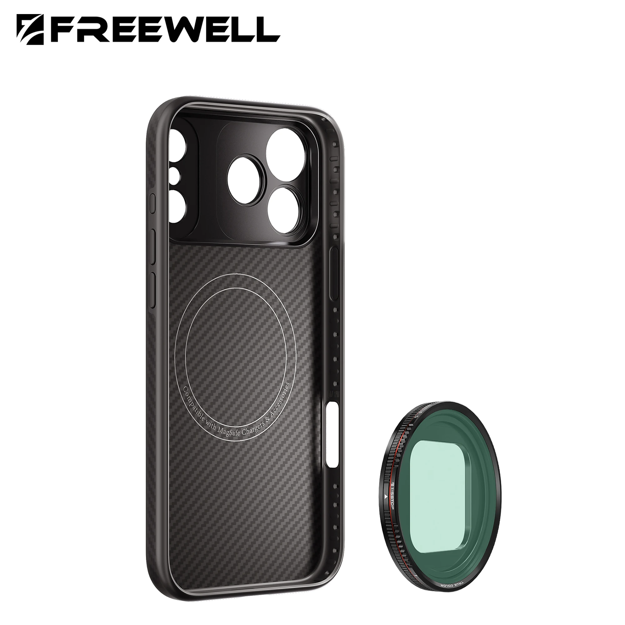 

Freewell Sherpa Basic Kit VND Filter and 17MM Mount Phone Case for iPhone 17/16/15/14/13 Pro & Pro Max Photography Accessories