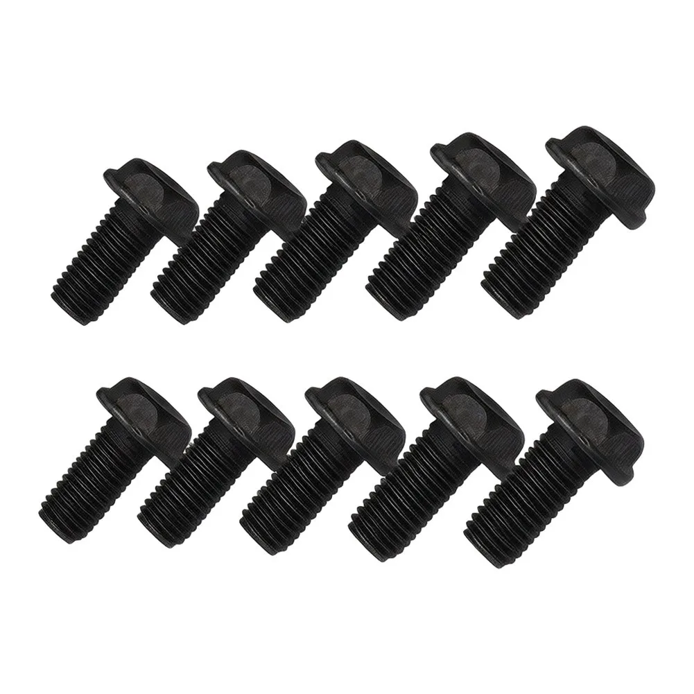 High Quality Exquisite Practical Screw Parts 10pcs Accessories Carbon Steel M8 M7 M6 For Cutting Machine Hex Flange