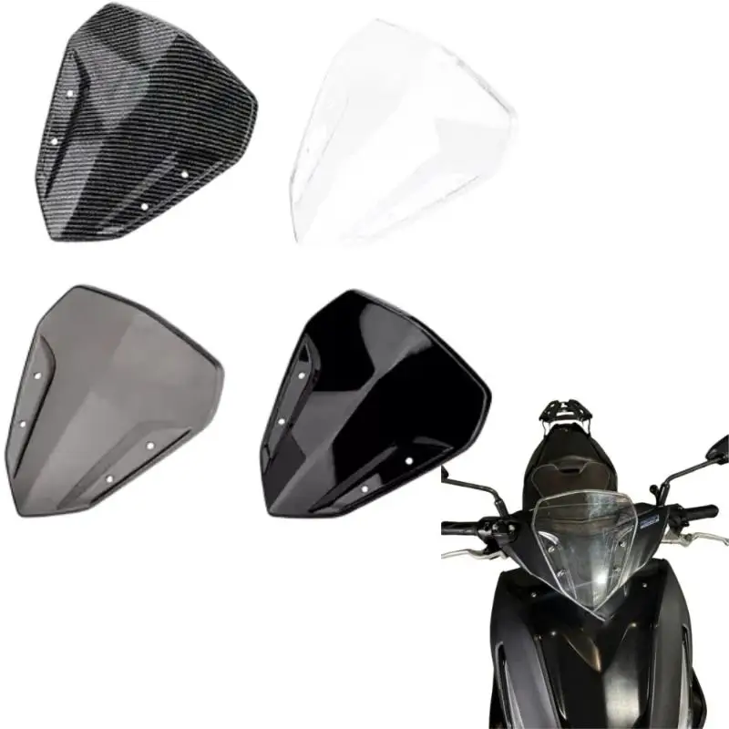 Motorcycle Windshield Visor  AEROX 155 V1 V2 V3 NVX 155 Carbon Look Windscreen Small Front Deflector Scooter Accessories