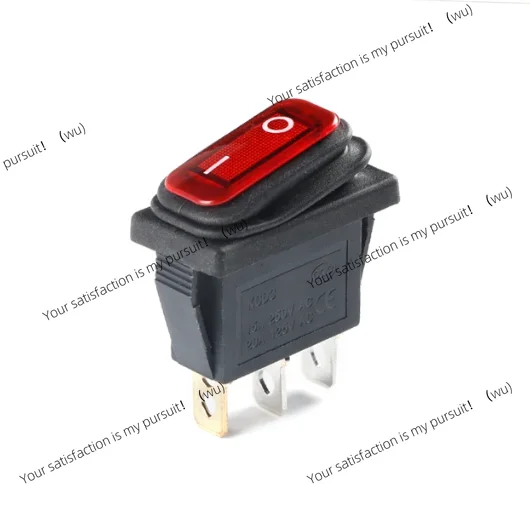 ZOCI-15A 250V 20A 125V AC Rocker Switch KCD3 Switch ON-OFF 2-position 3-pin Power Boat Switch with LEDs