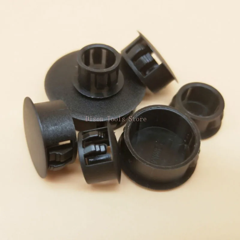 Diameter 5-50mm Black Plastic Hole Plug Round Snap Panel Locking Hole Plugs Waterproof Plastic End Cap image 5