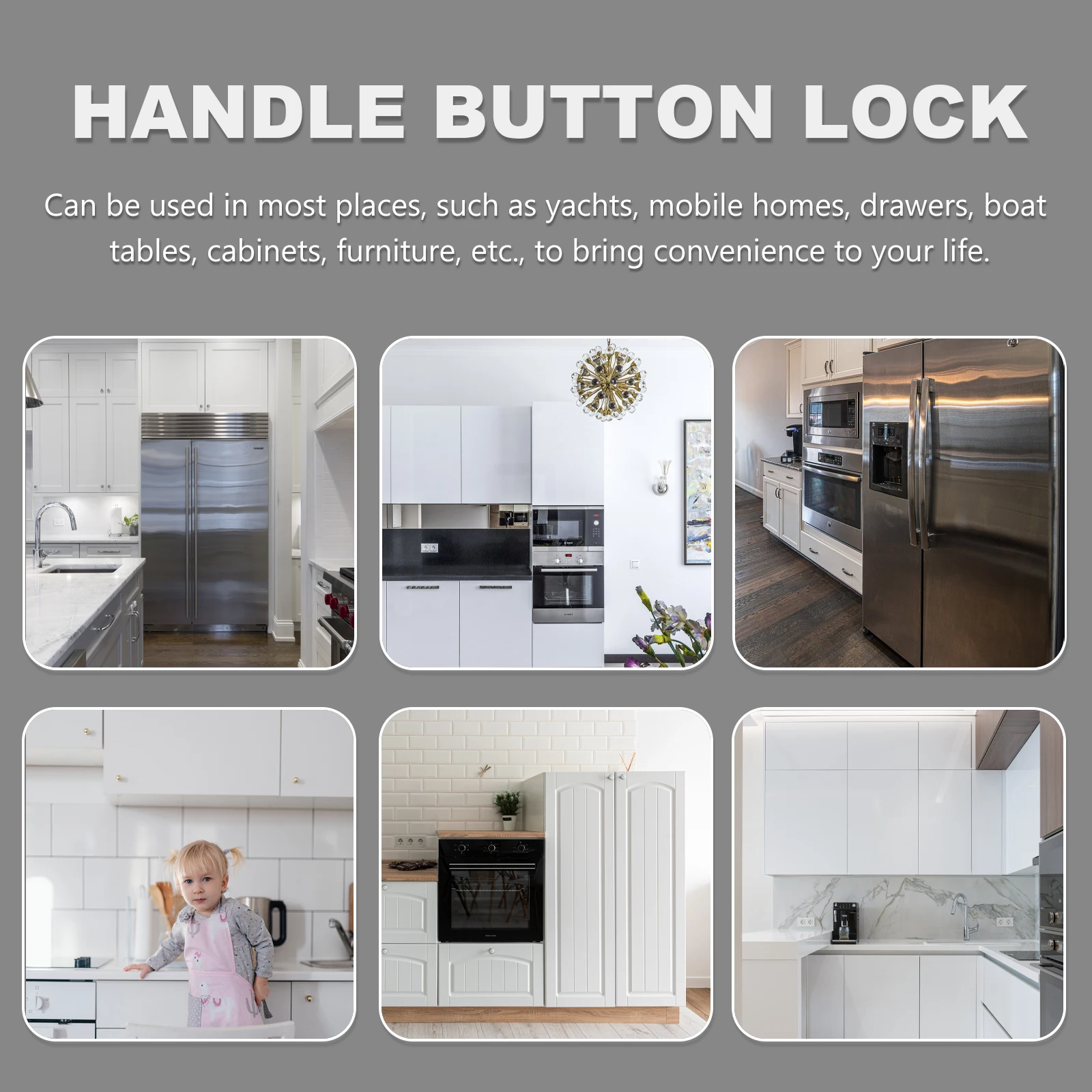 

Push Door Lock Zinc Alloy Button Catch Knobs Flexible Switch Keyless Design Door Hardware Cabinet Accessories Boat Tables Yachts
