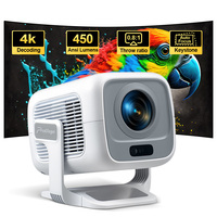 Mini Portable Projector PG370 Full HD1080P Android 4K WiFi Allwinner H713 Proyector Smart TV Movie Home Theater Video Beamer