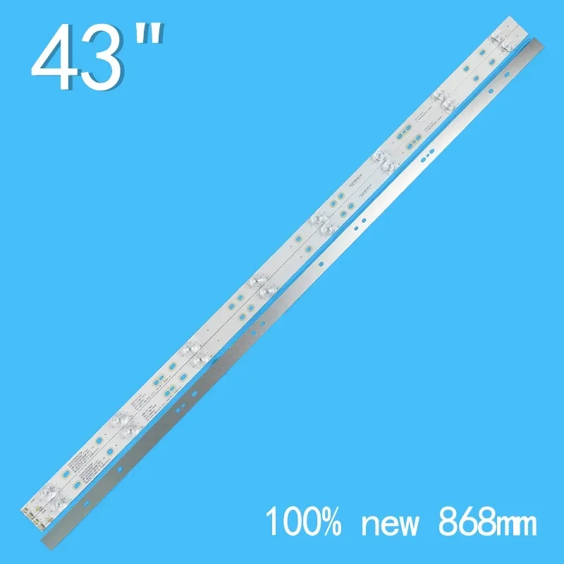 LED-achtergrondverlichtingsstrip 8 lampen voor 43 '' tv CRH-B 43303003086 BK-REV1.1 LE43AL88K88 RF-AE430E30-0801S-06 LE43AL88K20 LE43A31 43A6