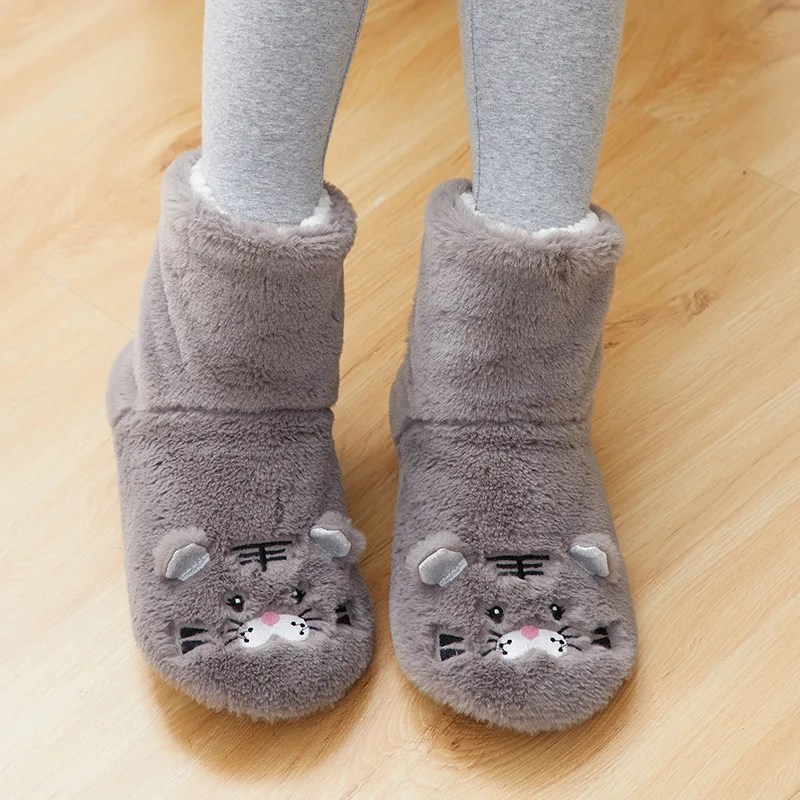 Winter Children Floor Socks Baby Indoor Walking Socks Plush Thickened Baby Anti Slip Shoes Boys Girls Warm Kids Leg Warmers