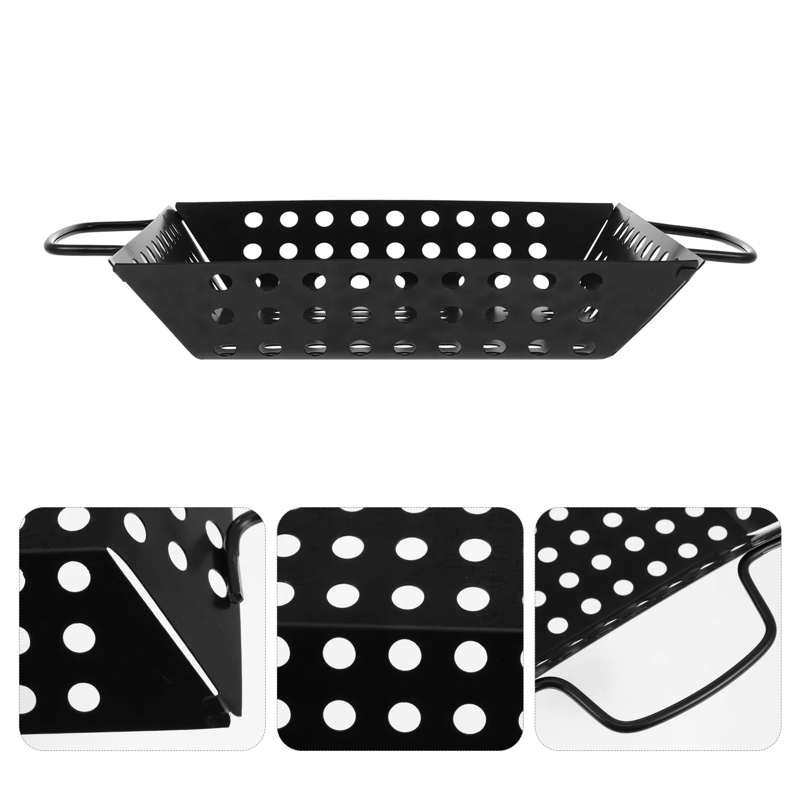 

Non-Stick Bbq Grill Pan Large Capacity Heat-Resistant Drain Oil Tray For Outdoor Grilling Vegetables Meats Cooking Bakeware