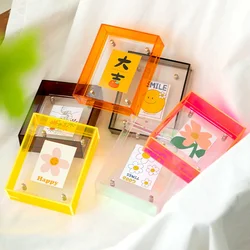 Dazzling Mini Acrylic Photo Frame Creative Transparent Picture Frame Table Setting Bedroom Decoration