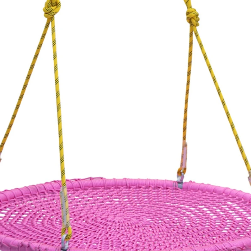 Disc swing woven rope net Outdoor indoor swing Children's amusement park Hanging climbing training equipment