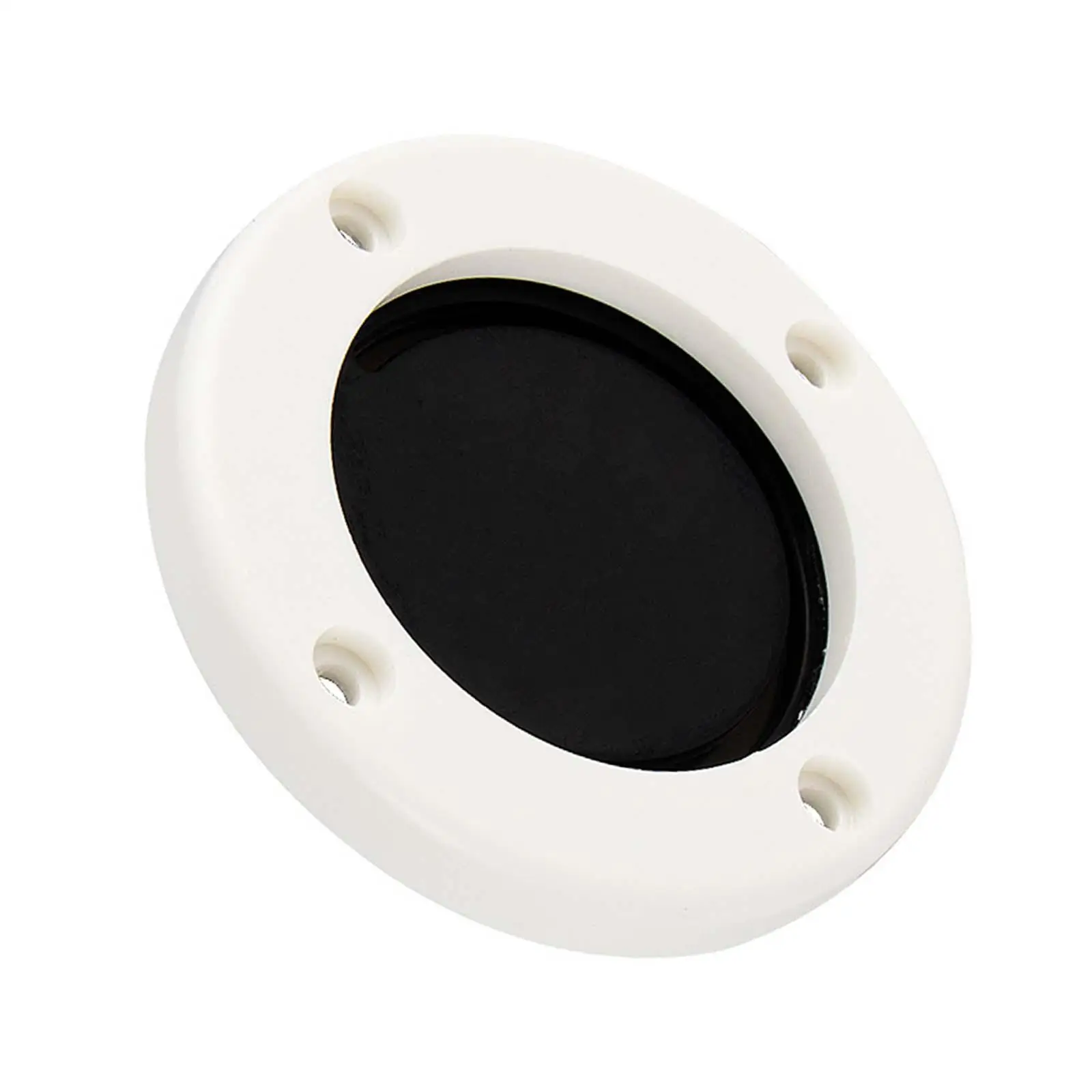 Generic Cockpit Scupper Valve Replacement Easy Installation Sturdy High Performance White Frame Black Flapper Marine Drain Valve