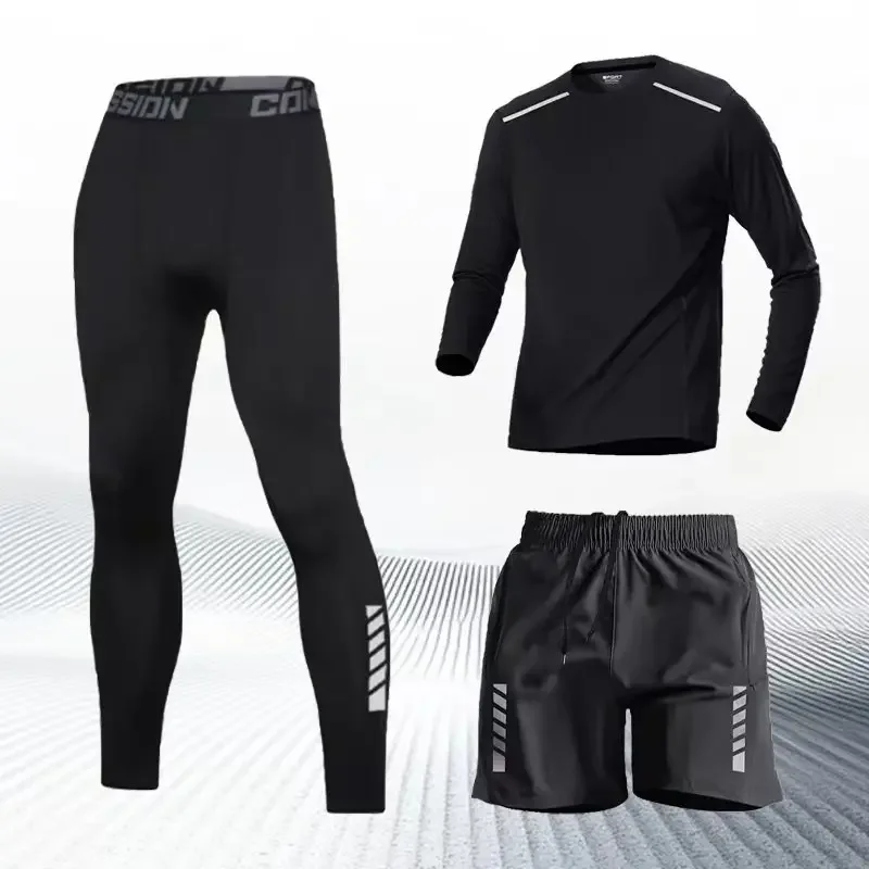 

Men's Workout Clothes Set | Gym Training Sportswear | Quick Dry Stretch | Tracksuit for Running Fitness