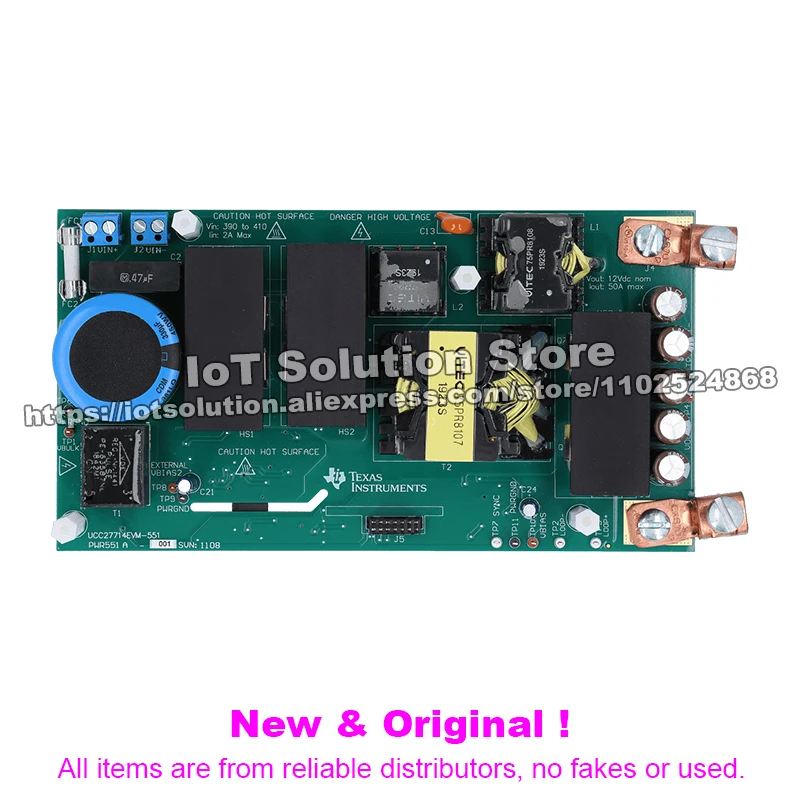 UCC27714EVM-551 UCC27714 600W Phase Shifted Full Bridge Converter Evaluation Module UCC27714EVM 551