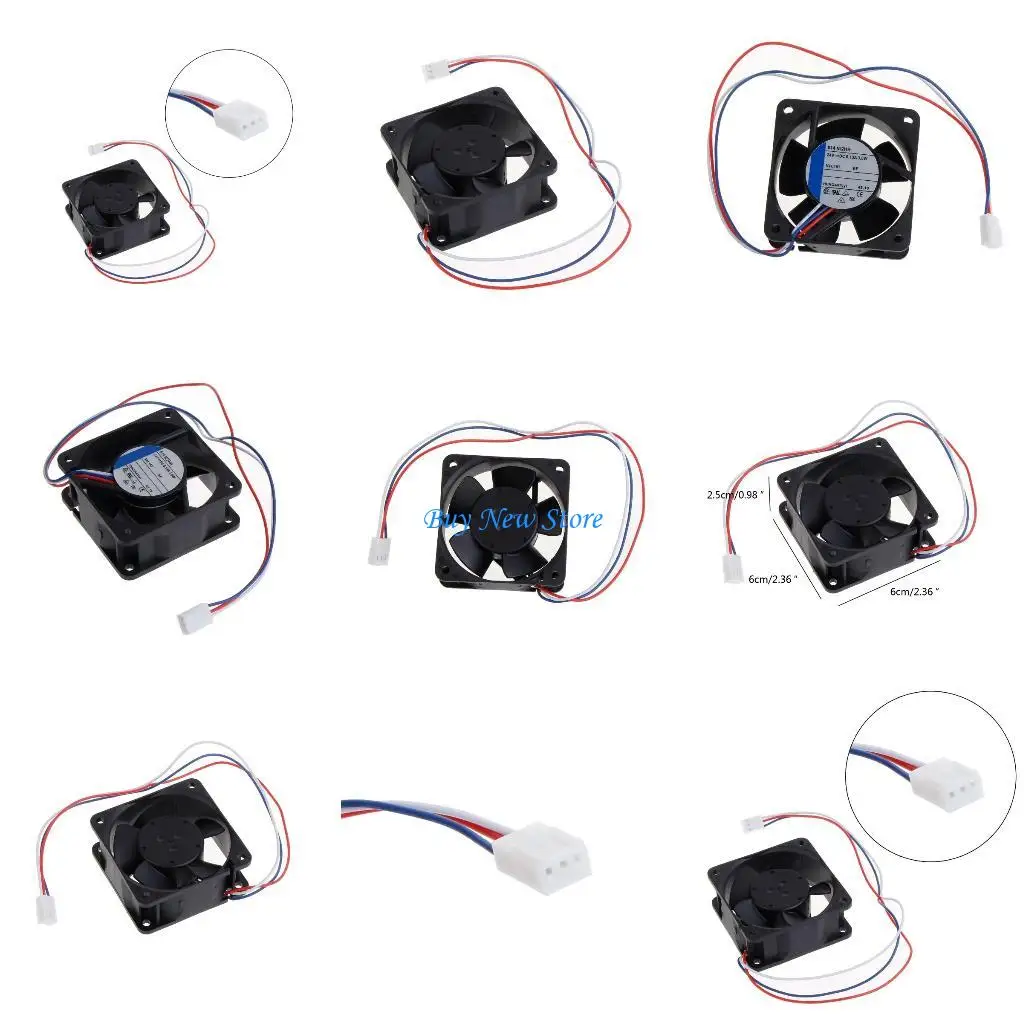 

20CE Three-Wire Inverter Cooling Fan 6cm 6025 DC24V 3W Brushless Motor Cooler 614N/2HH 614NGN 614NGHH 6025mm