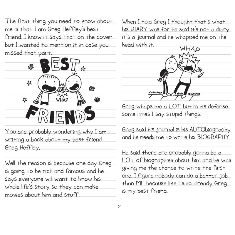 Diary of an Awesome Friendly Kid, Children's comic books aged 8 9 10 11 English books,Graphic Novels 9781419748202