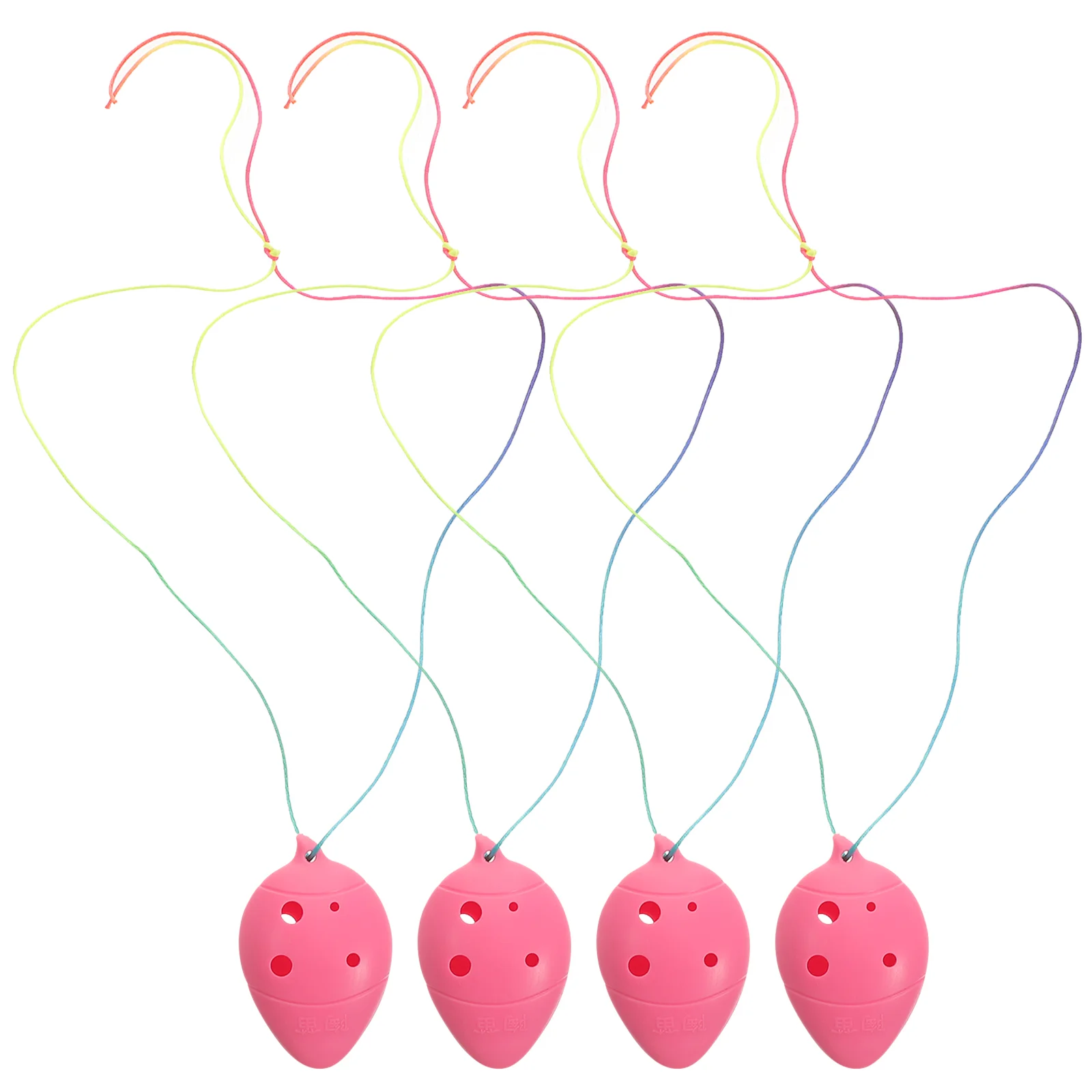 4 Pcs Gift Basket Kids Mini Ocarina Child Musical Instruments Abs Handmade 6-hole