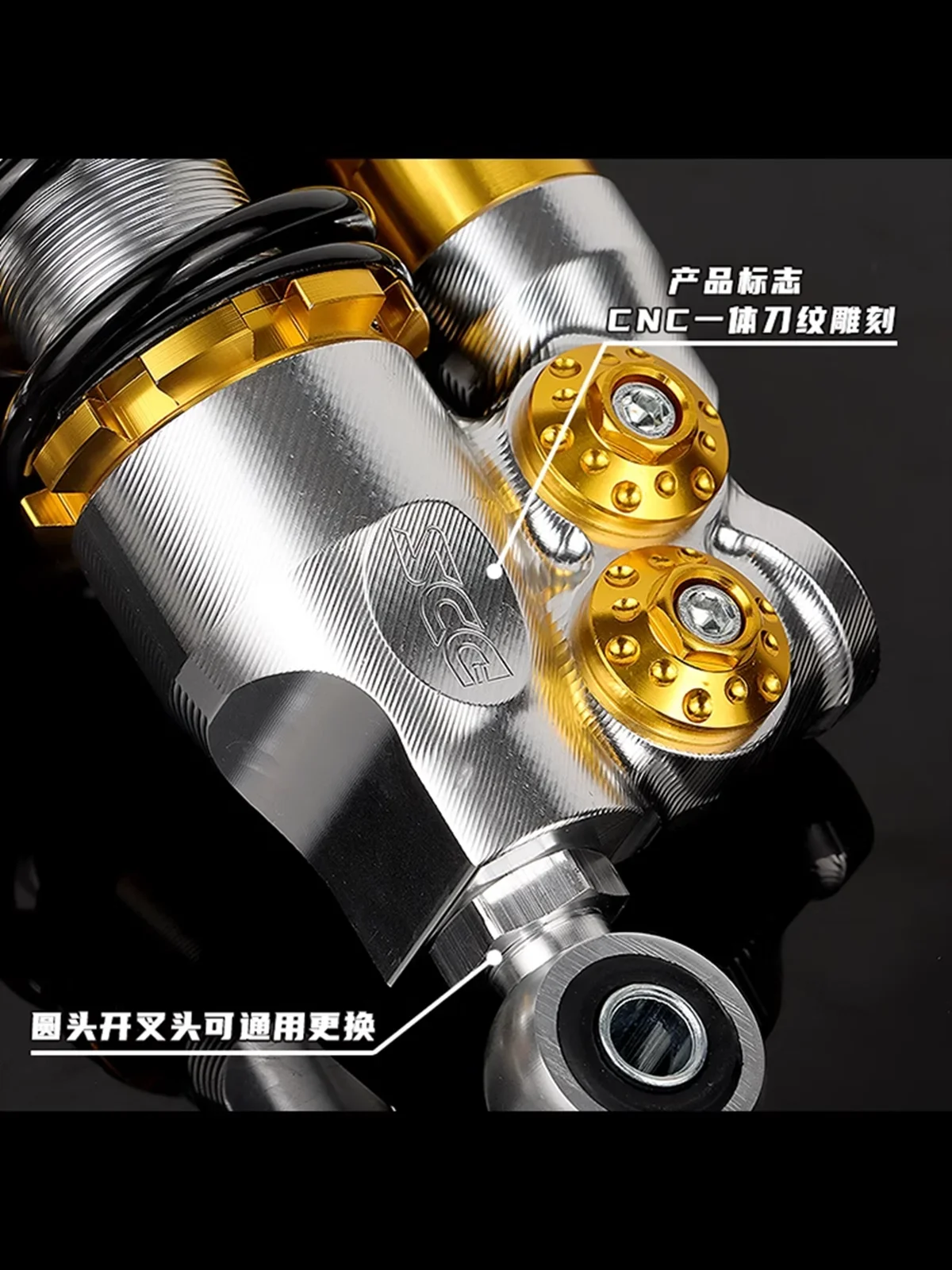 Universal 310mm Motorcycle Rear Adjust Damping Shock Absorber for YAMAHA BWS Nmax Xmax Aerox Gtr125 Pcx125150 Niu Wildfire