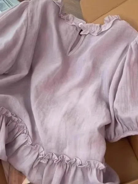 

Японский Sle, большой размер irt, женский ленивый дизайн, уникальная деревянная кукла ort Sve irt, удобная посадка, летняя повседневная...